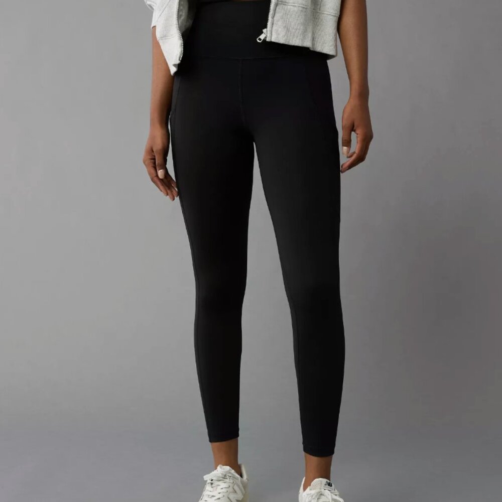 NWT American Eagle The Everything Pocket Legging Womens XS Black